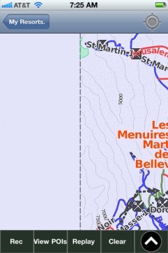 Les Menuires-Saint Martin de Belleville ski map - iPhone Ski App