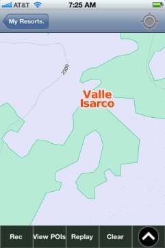 Valle Isarco ski map - iPhone Ski App